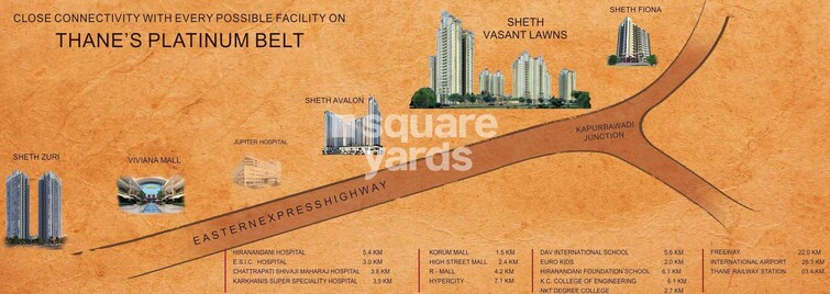 Sheth Vasant Lawns Location Image