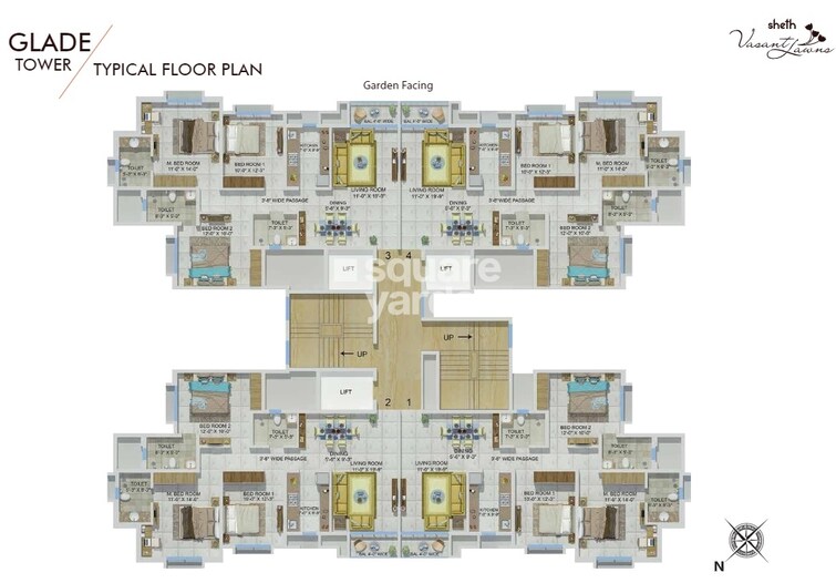 Sheth Vasant Lawns Floor Plans