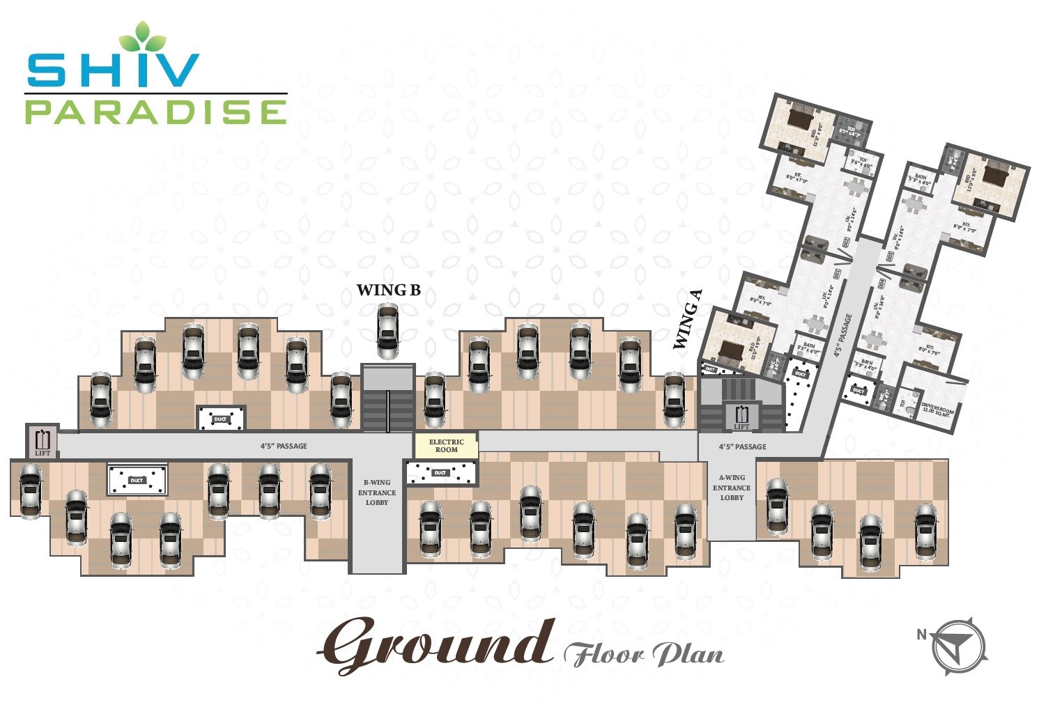 Shiv Paradise Badlapur Floor Plans 1