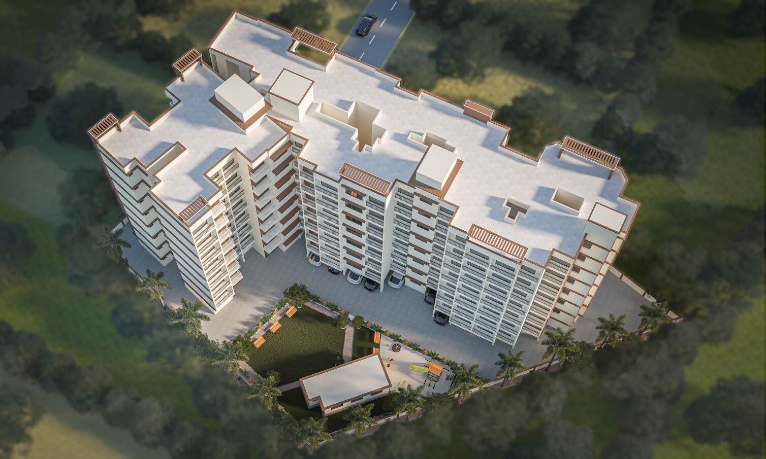 Shiv Paradise Badlapur Tower View