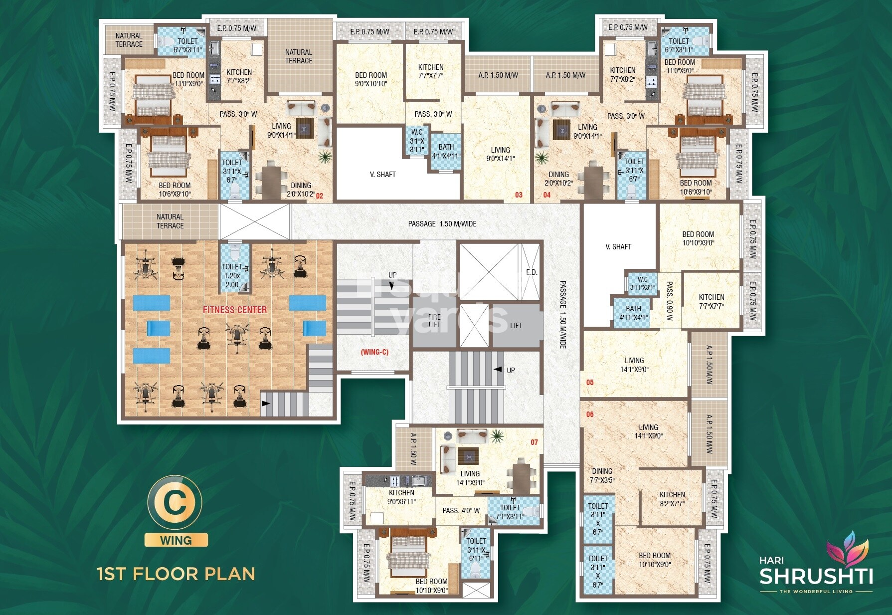 Shiv Shakti Hari Shrushti Floor Plans