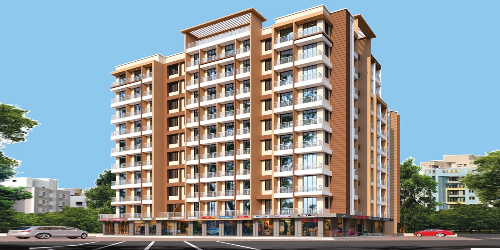 Shiv Shambho Heights residential project in Vasind