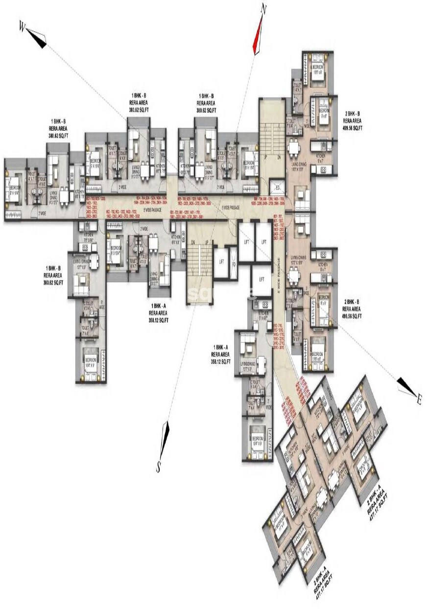 Shraddha Peninsula Floor Plans