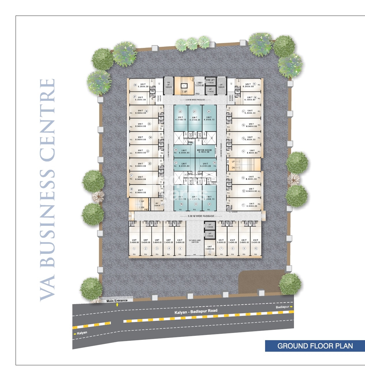 Shradhha VA Business Centre Floor Plans