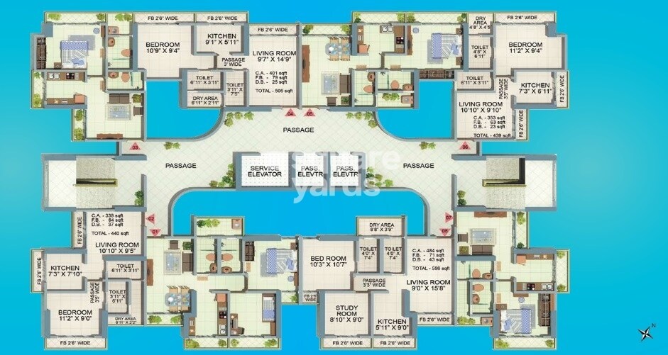 Shree Aasara CHS Floor Plans