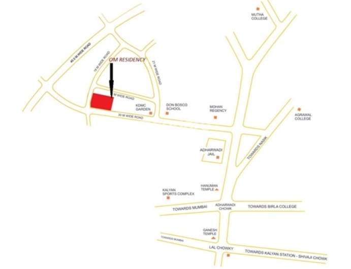 shree ashapura combines om residency location image4