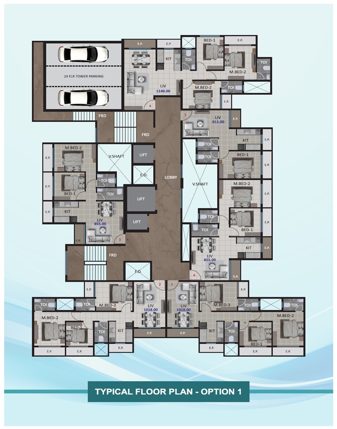 Shree Jignesh CHS Floor Plans
