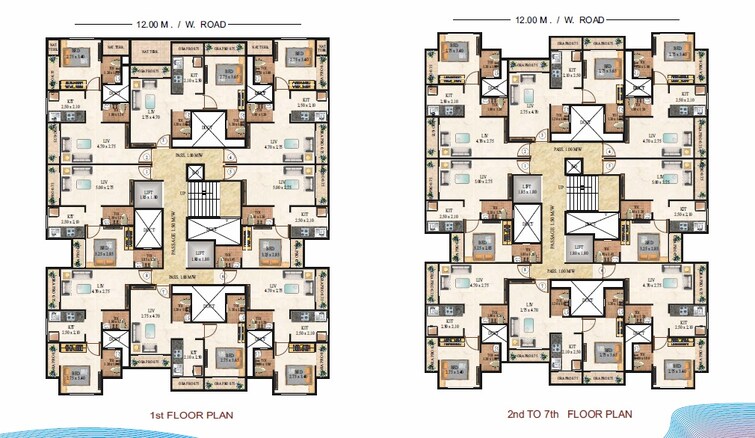 Shree Morivali Richmand Park Floor Plans