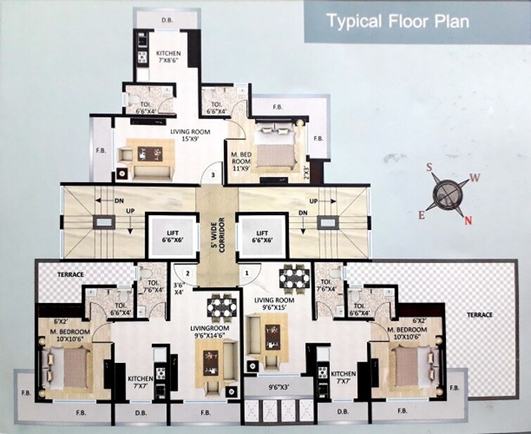 Shree Nidhi Heights Floor Plans 1