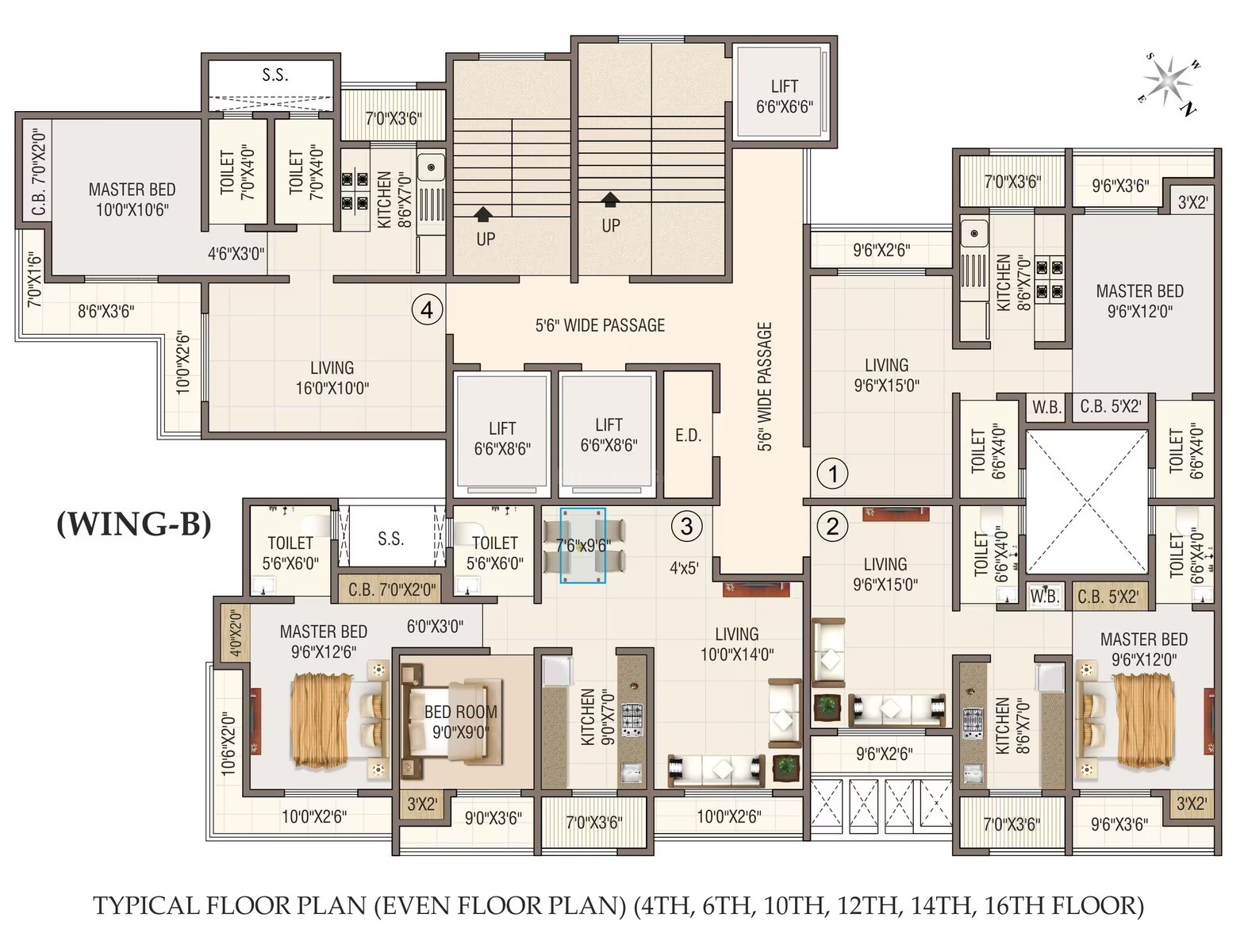 Shree Nidhi Heights Floor Plans 2