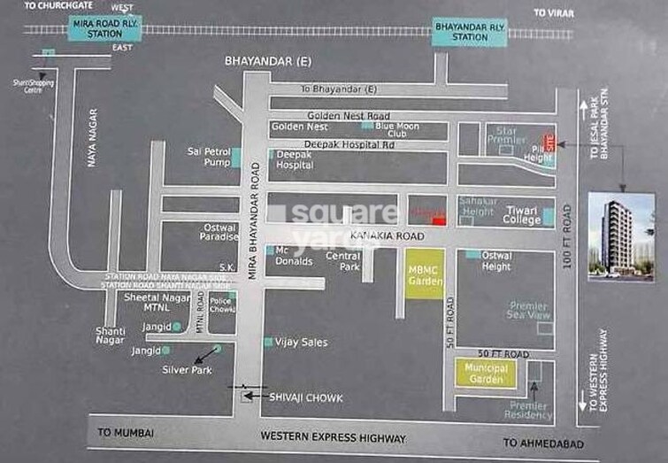 Shree Nidhi Heights Location Image