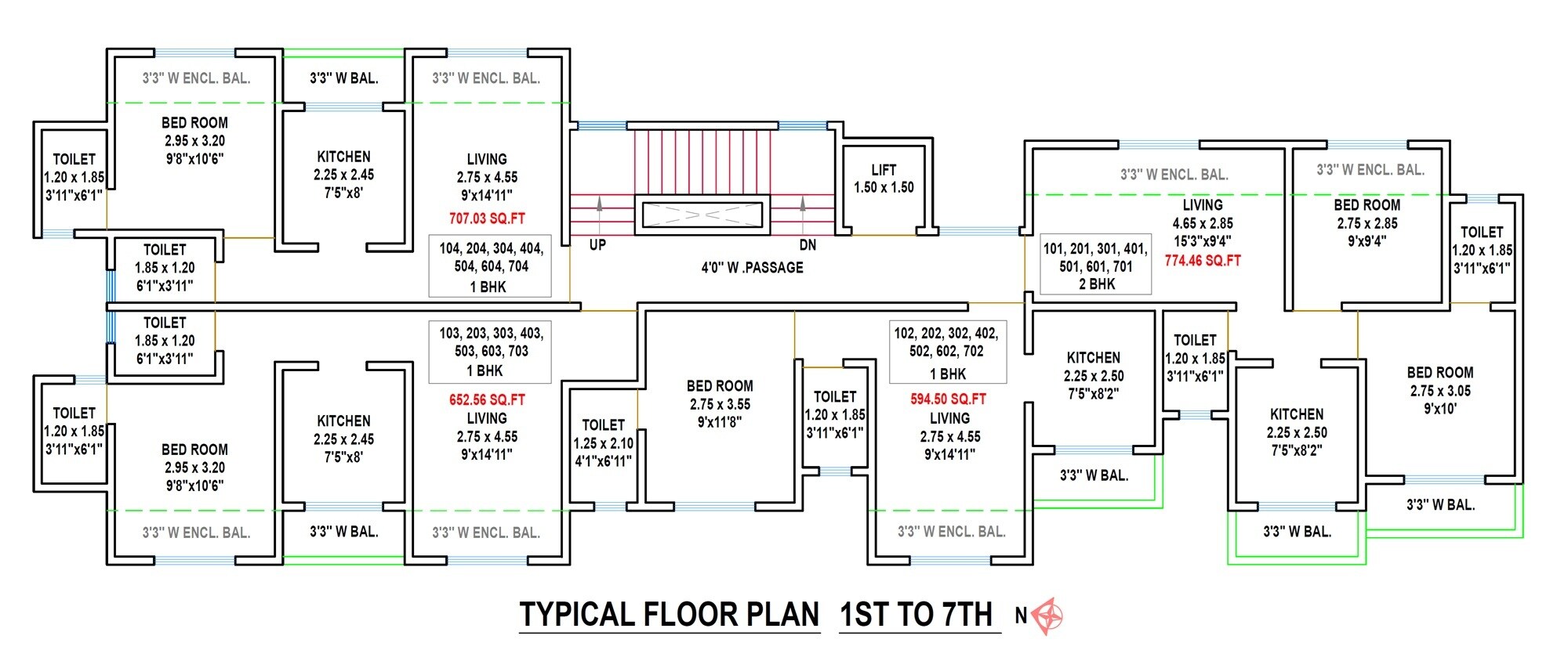Shree Parshuram Heights Floor Plans 2