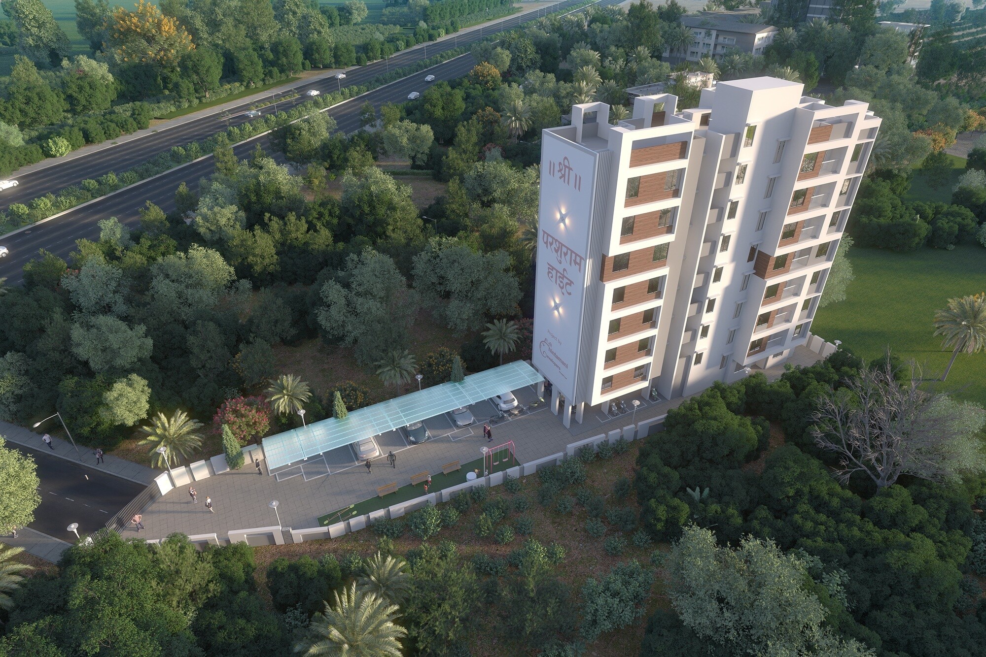 Shree Parshuram Heights Tower View