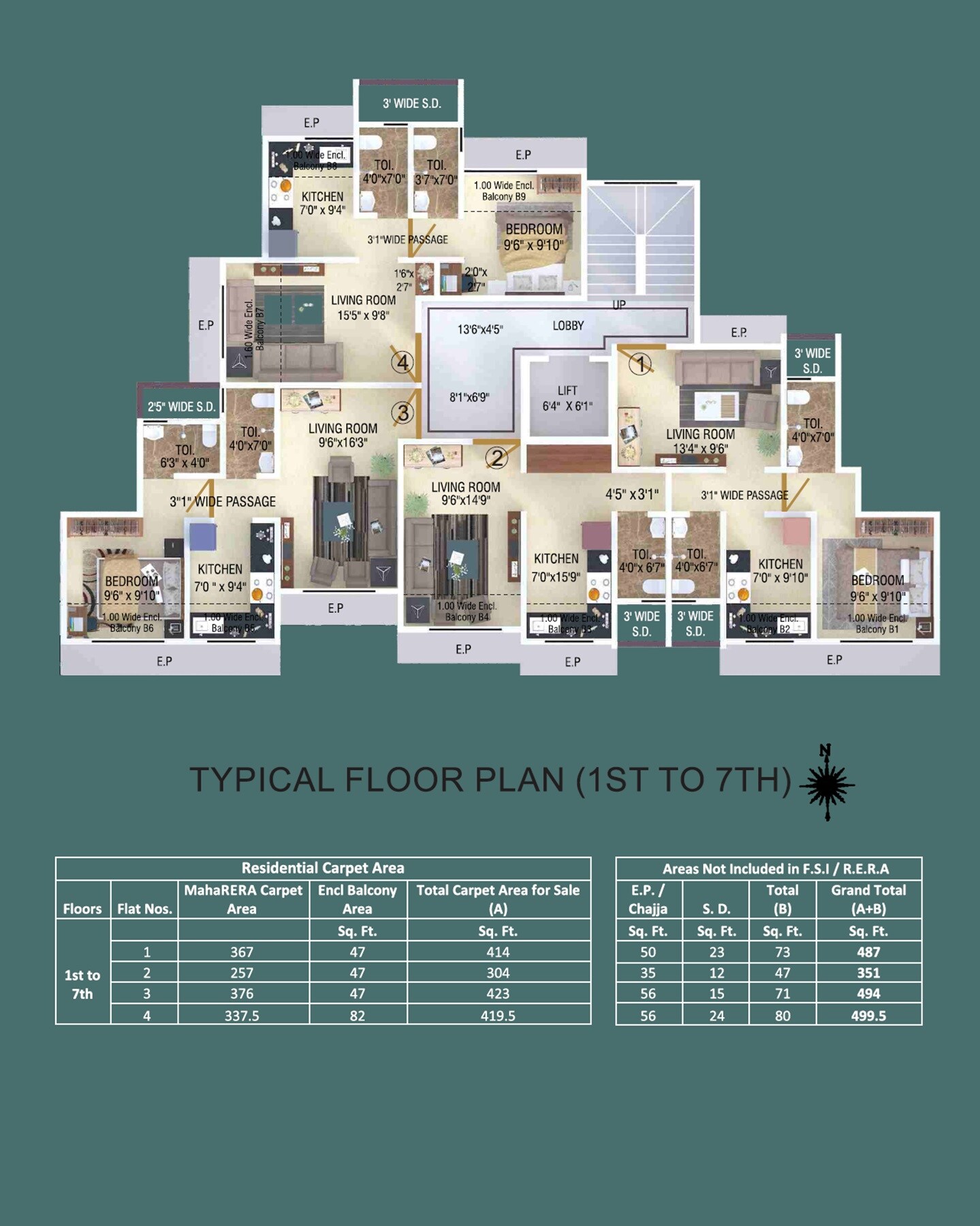 Shree Partha Floor Plans 1