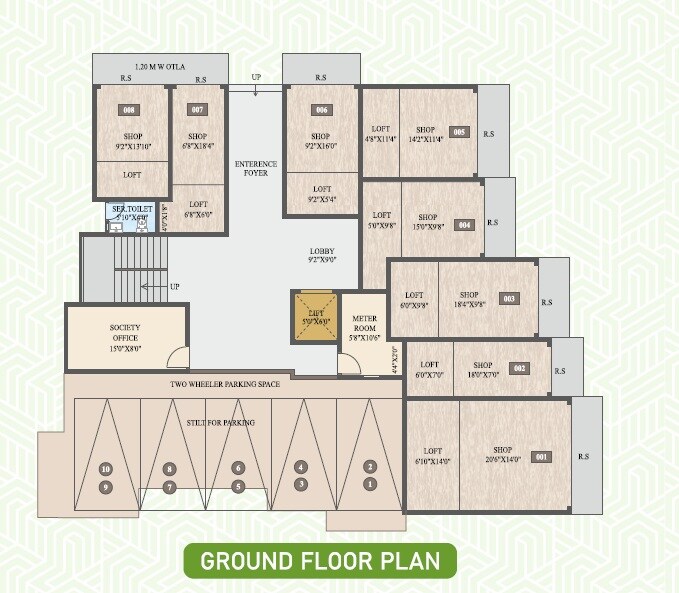 Shree Ramdarshan Residency Floor Plans