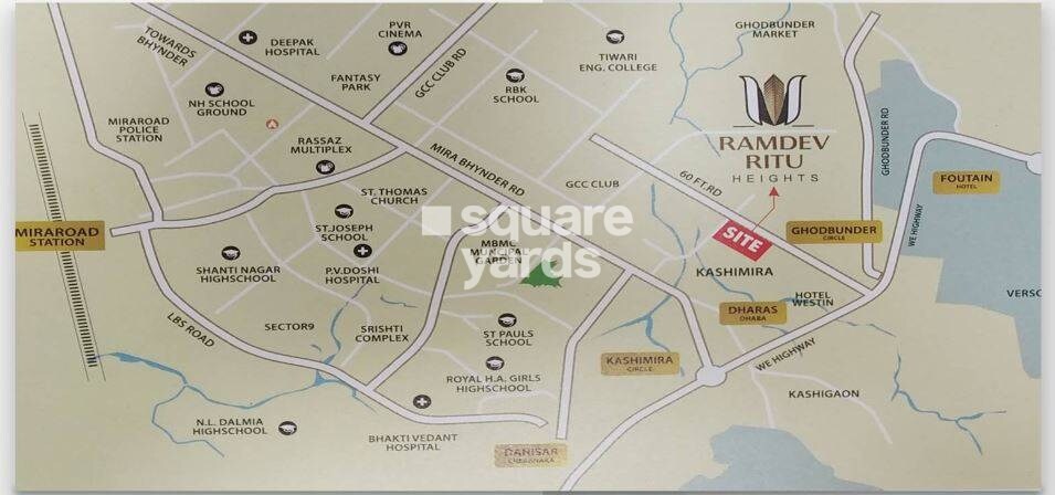 Shree Ramdev Ritu Heights Location Image