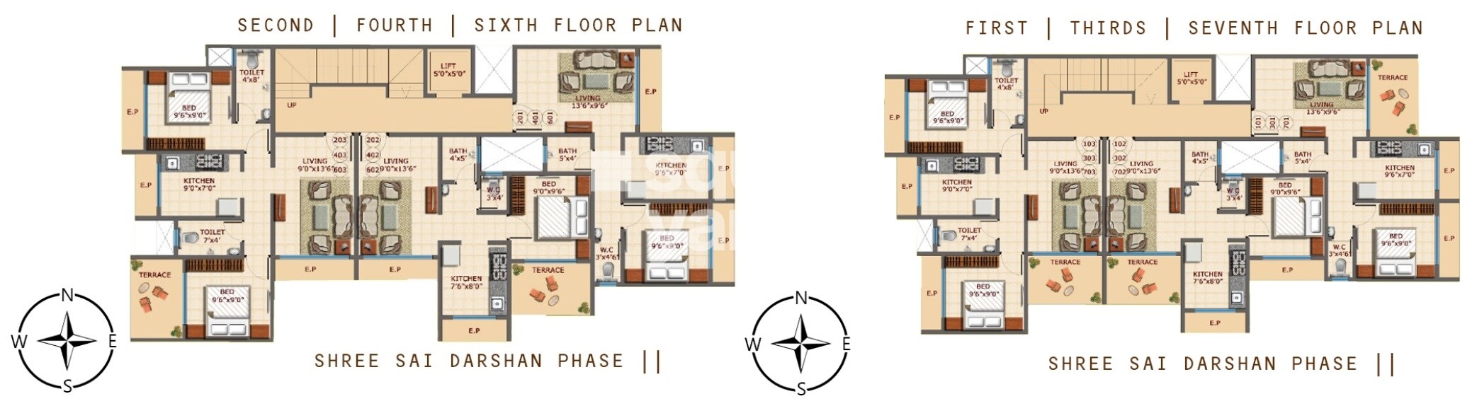 Shree Sai Darshan Kumbharkhan Pada Floor Plans