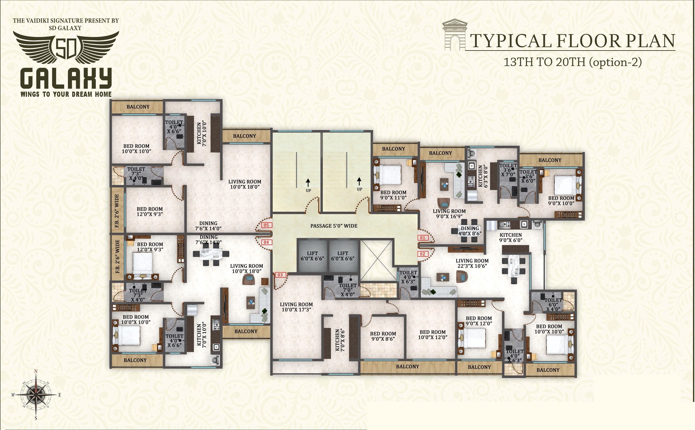 Shree SD Galaxy Floor Plans
