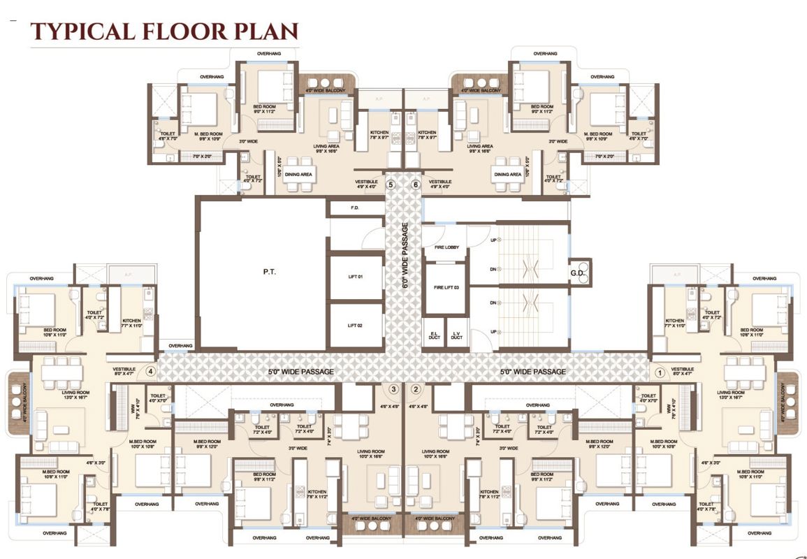 Shree Seasons Aura Floor Plans