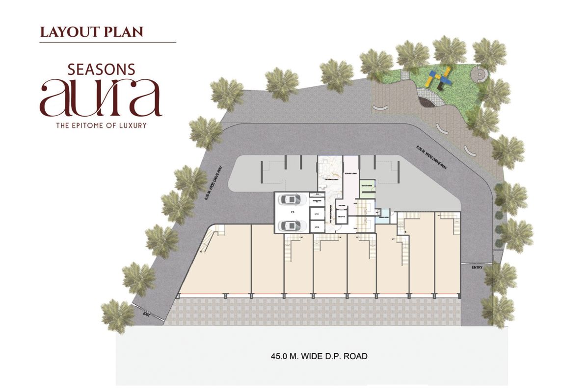 Shree Seasons Aura Master Plan Image