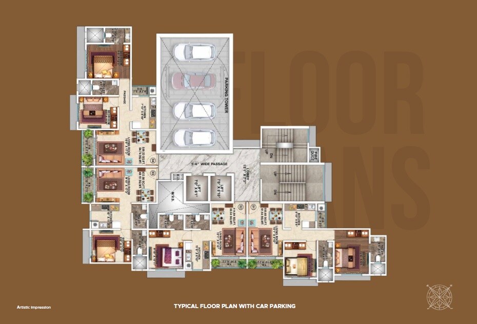 Shree Shivneri Park CHS Floor Plans