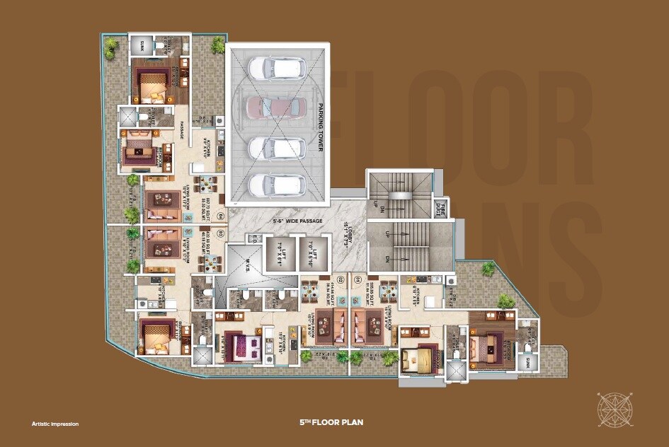 Shree Shivneri Park CHS Floor Plans