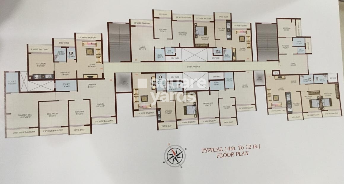 Shree Siddhganesh Tapovan Floor Plans