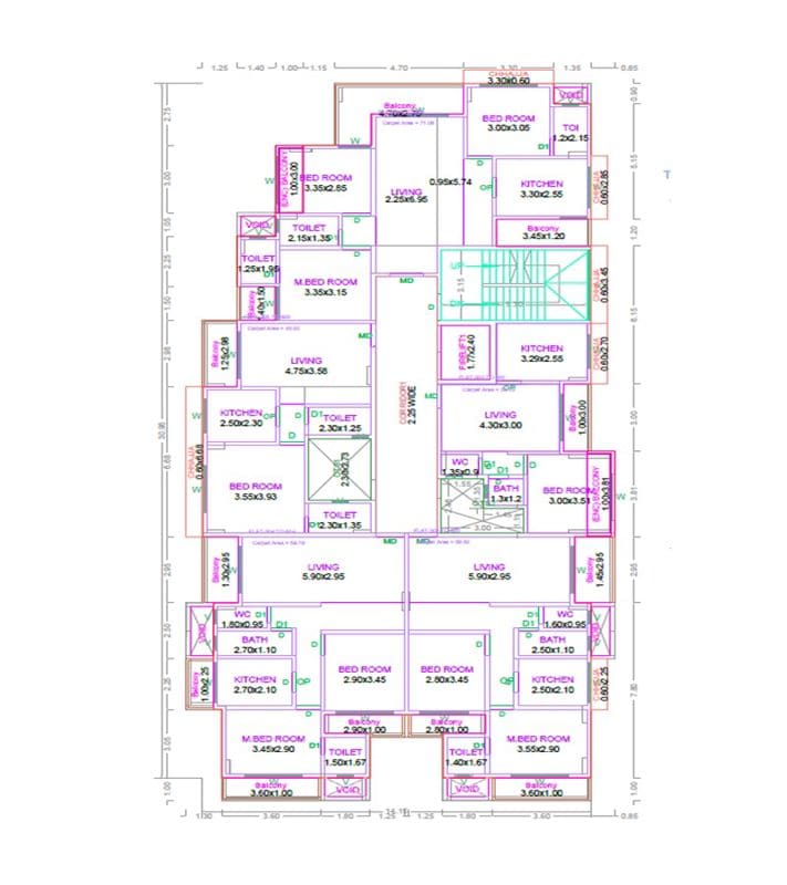 Shree Sujata Heights Floor Plans
