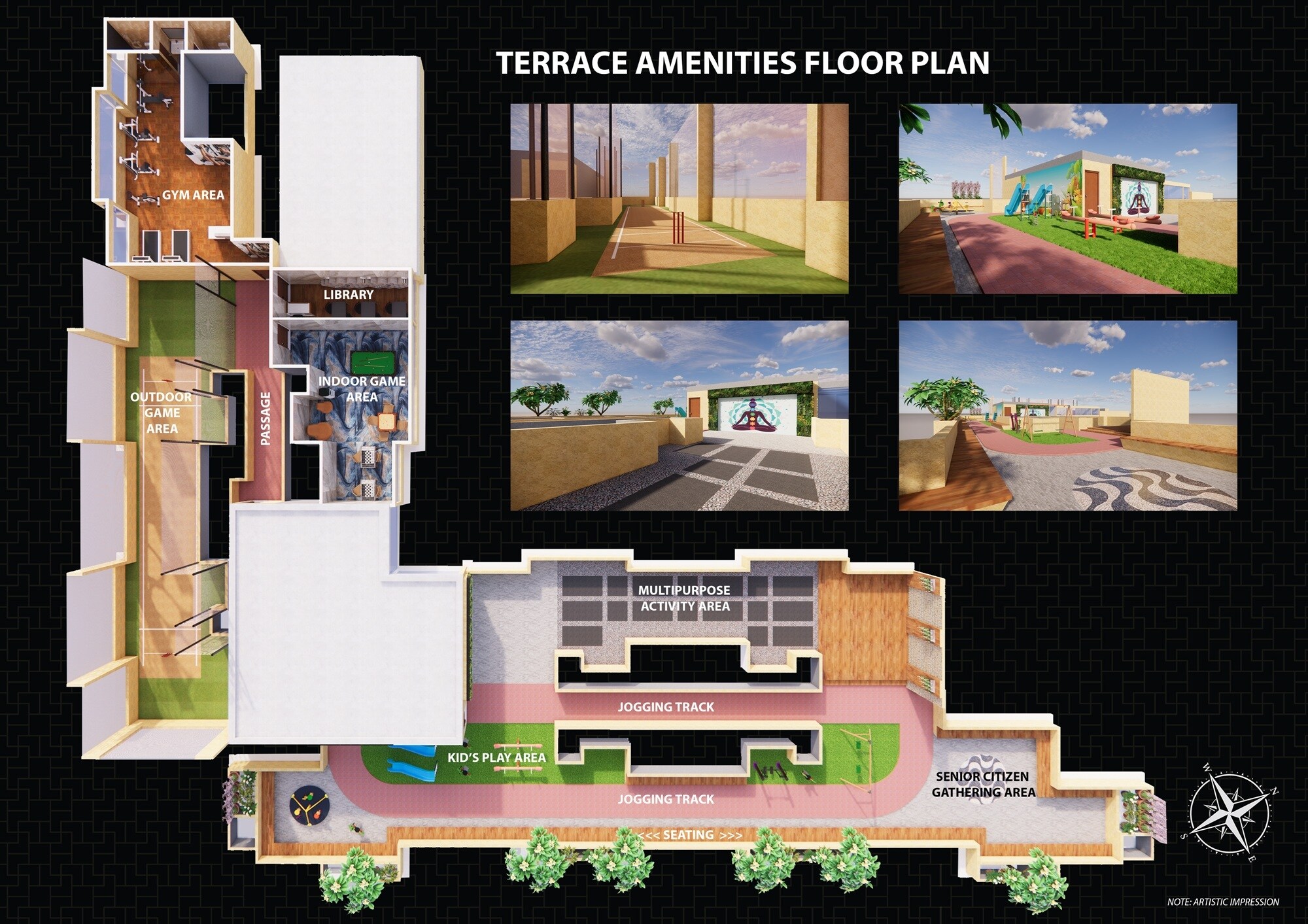 Shree Swastik Kingsman Residency Amenities-Features