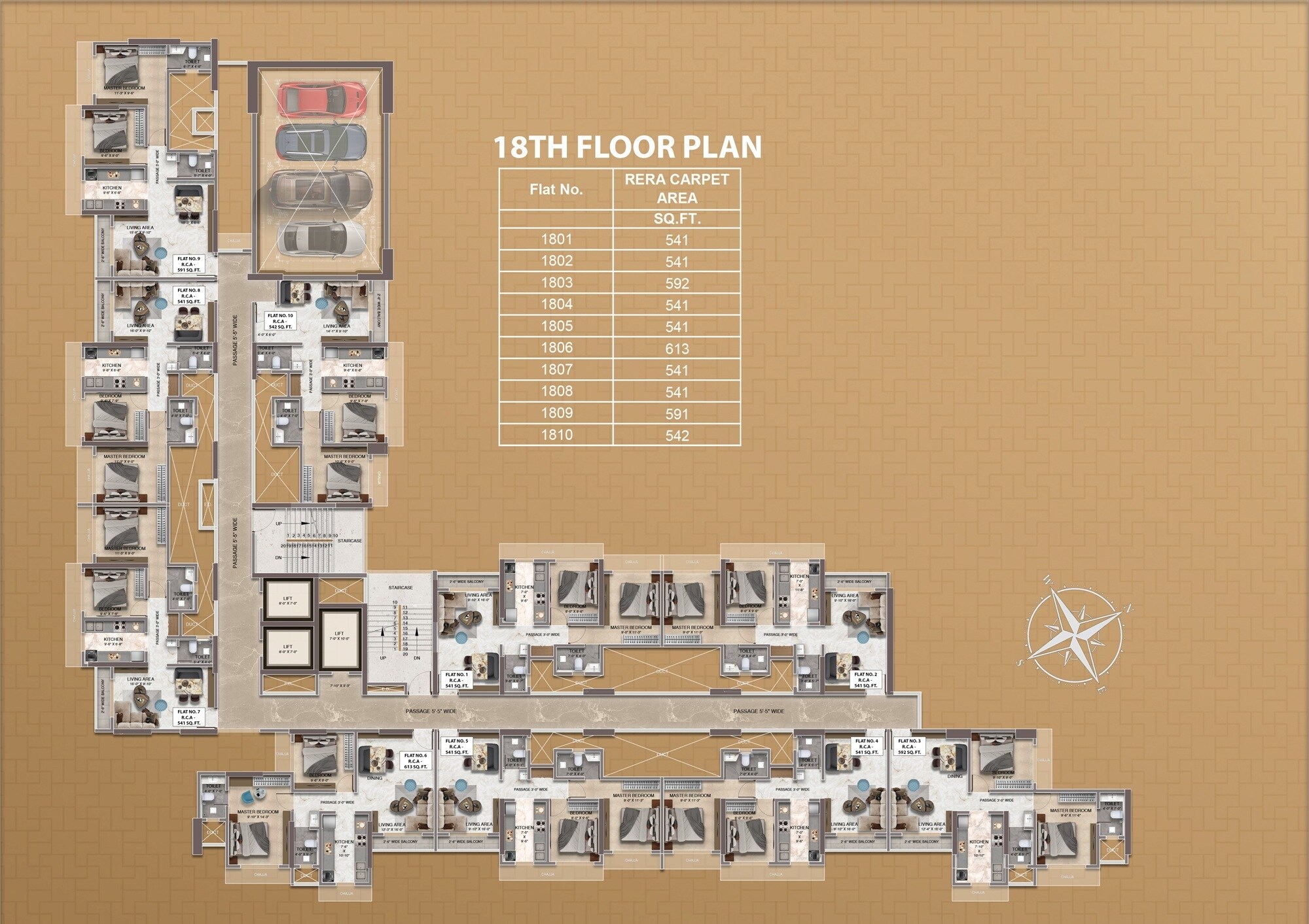 Shree Swastik Kingsman Residency Floor Plans