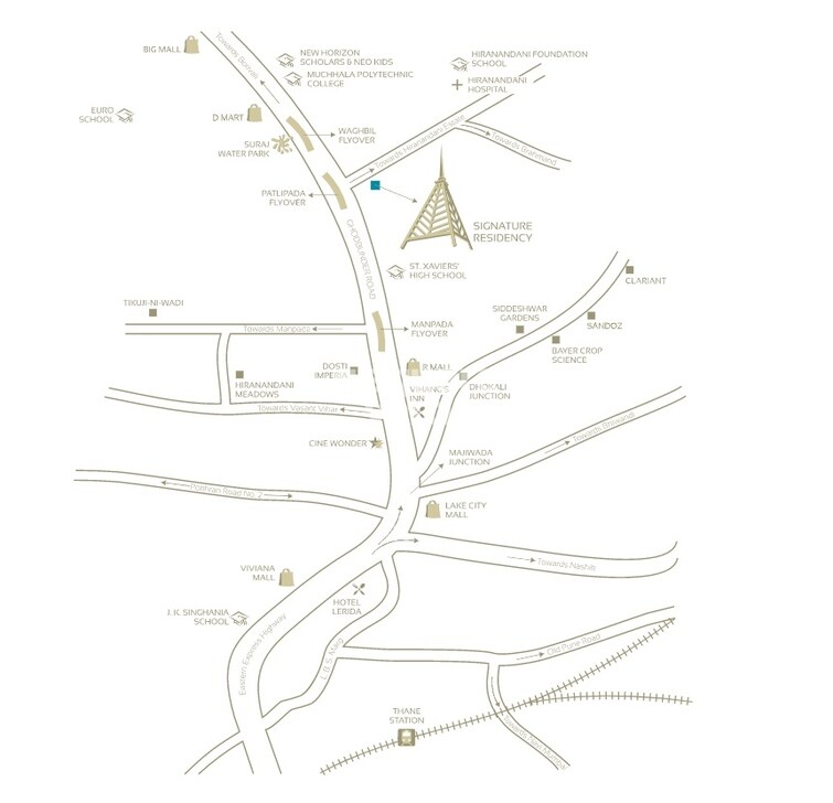 Shree Tirupati STG Signature Residency Location Image