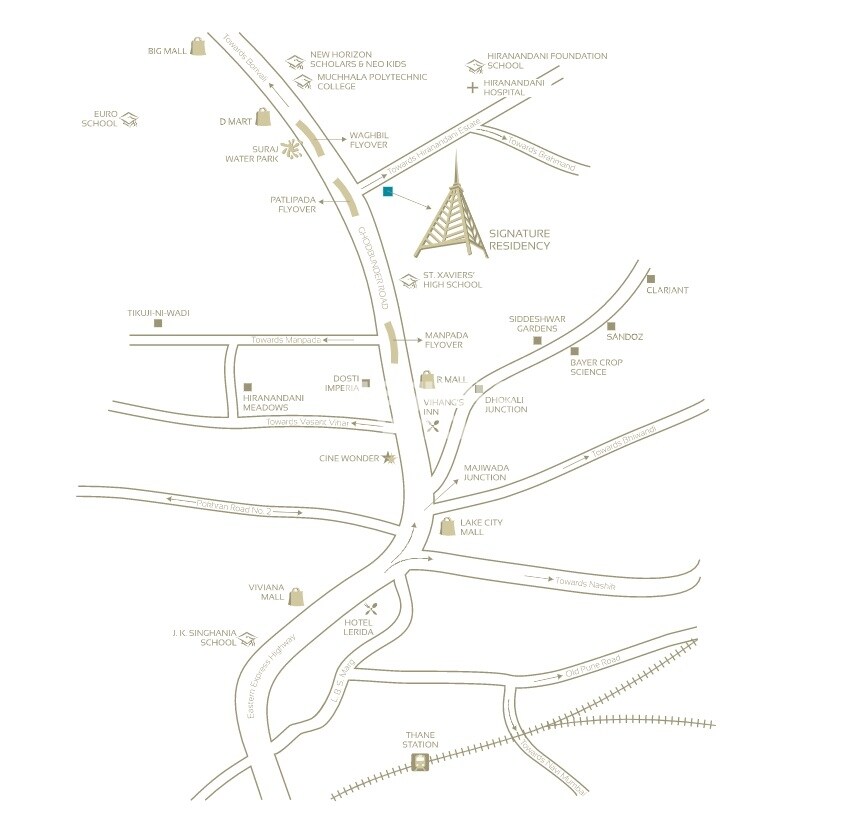 Shree Tirupati STG Signature Residency Location Image