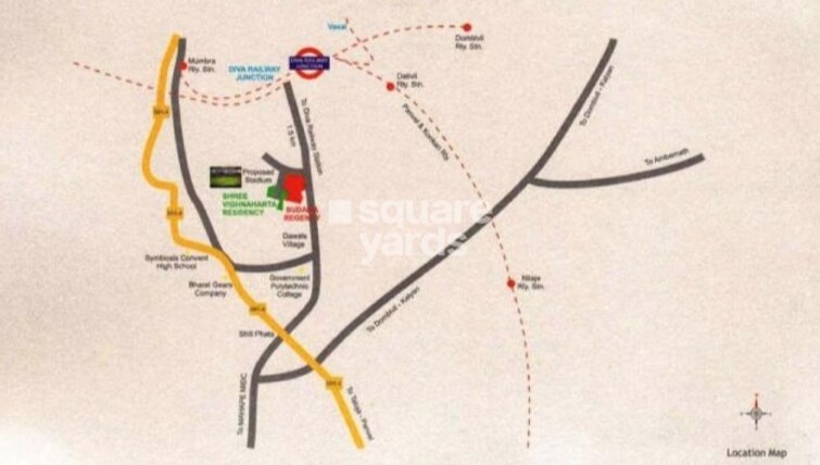 Shree Vighnaharta Residency Location Image