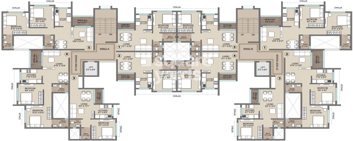 Shree Vrundavan Park Floor Plans