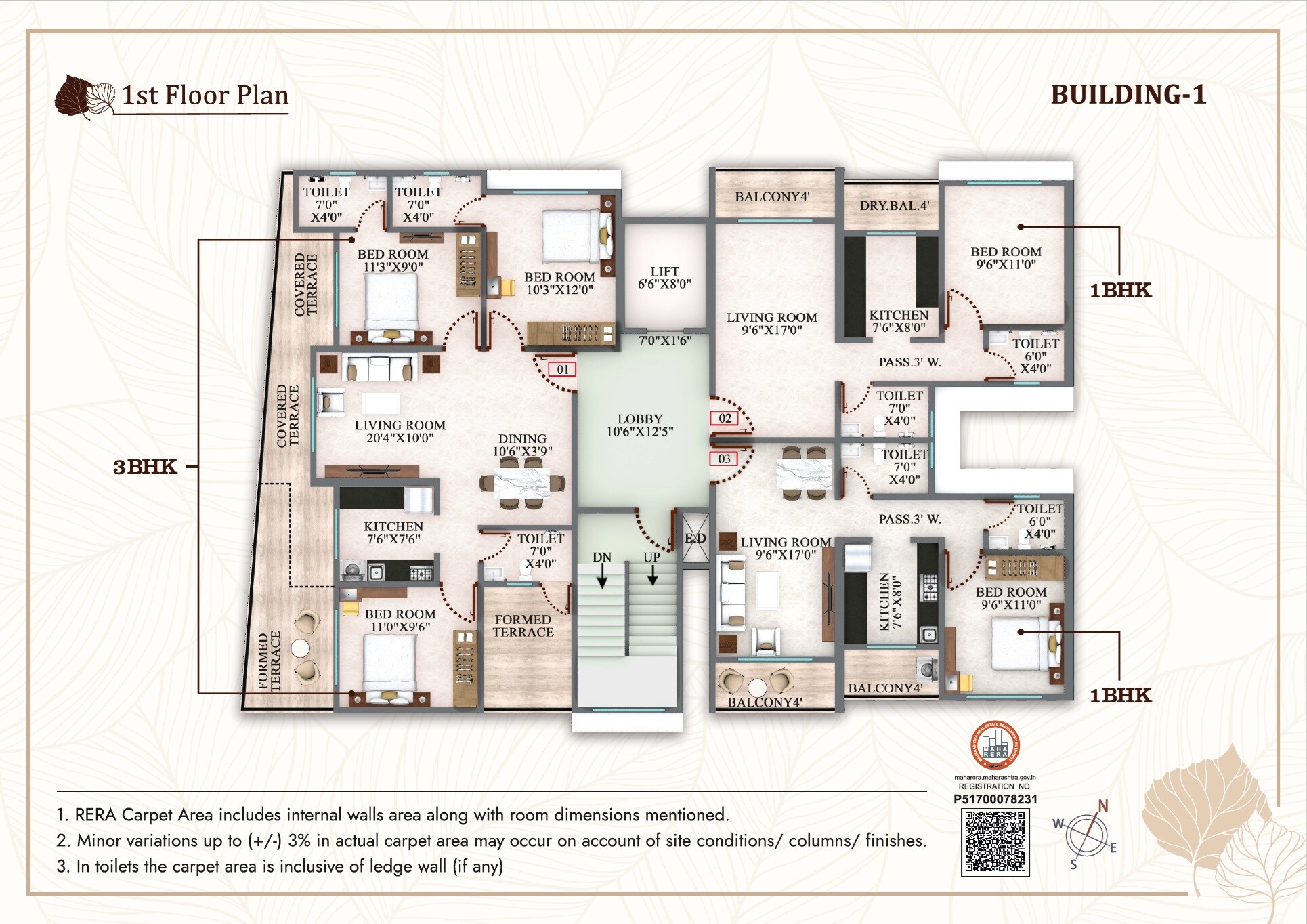 Shreeji Dattakrupa Floor Plans 1
