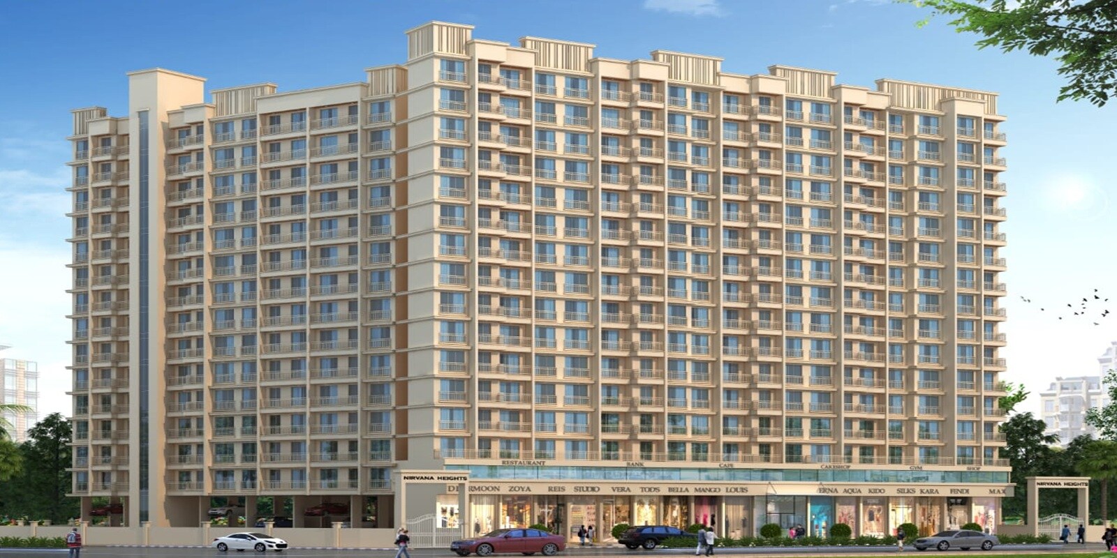 Shreeji Nirvana Heights residential project in Themghar
