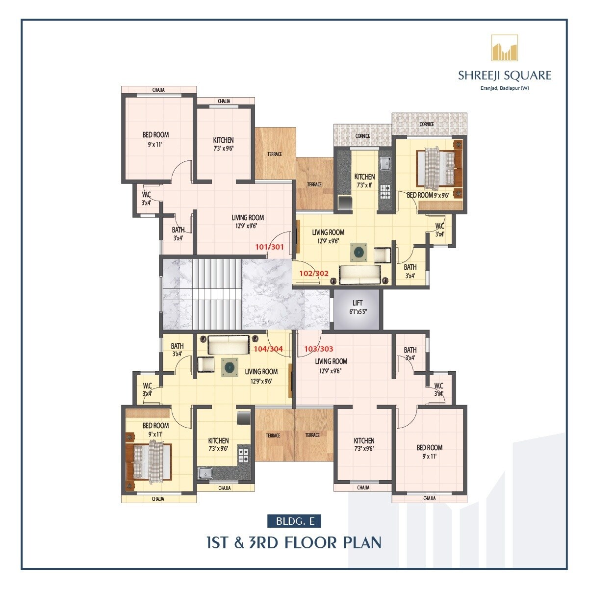 Shreeji Square Floor Plans 2