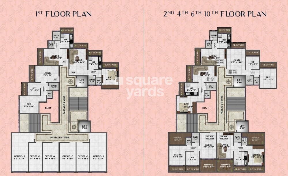 Shreesha Nirman Signature Floor Plans