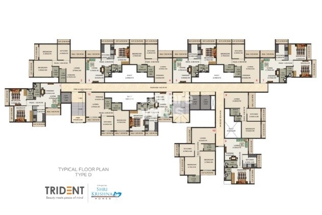 Shri Krishna Trident A Floor Plans