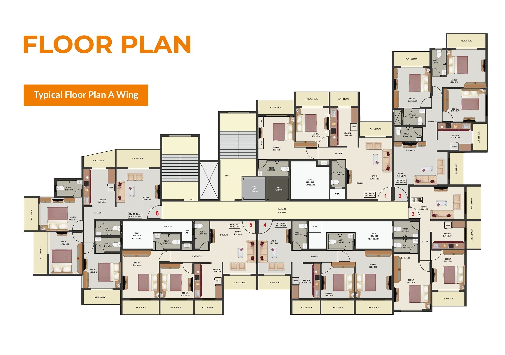 Shri Trident Avalon Floor Plans