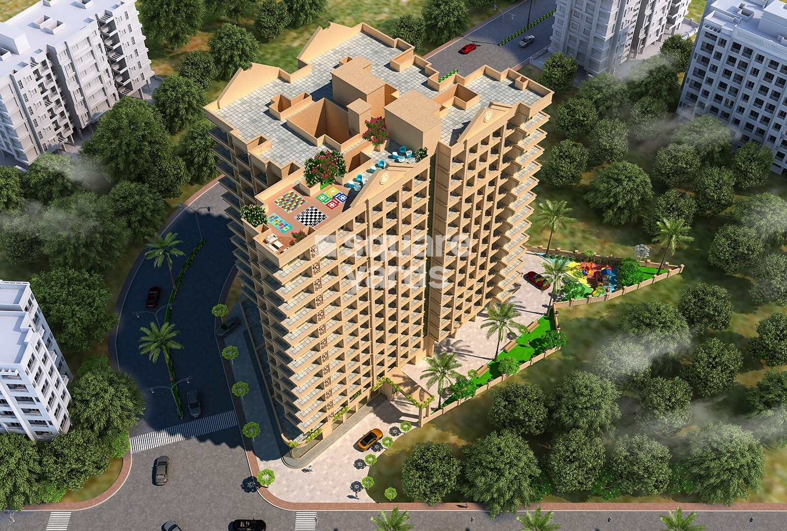 Shubh Precious Solitaire Tower View