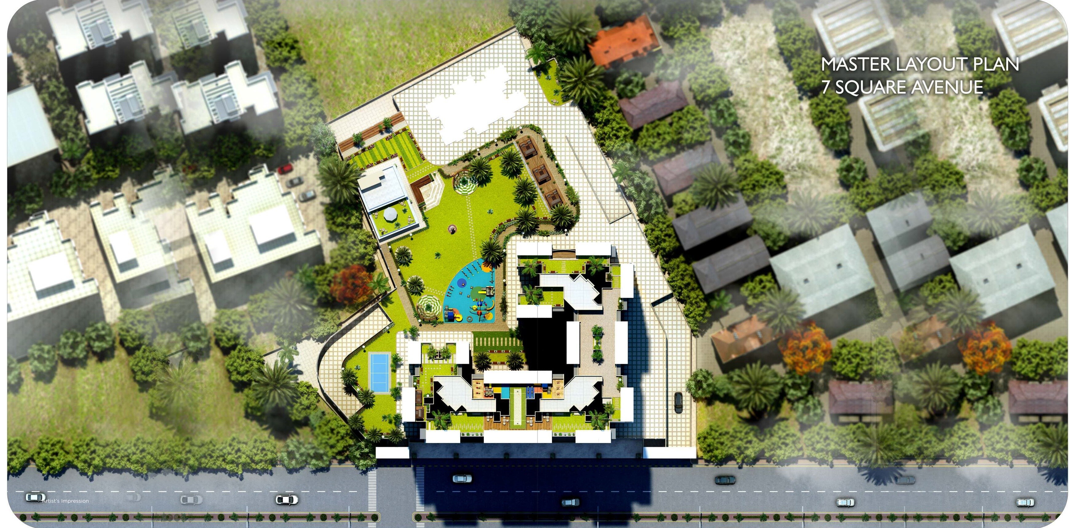 Shubh Seven Square Avenue Master Plan 1