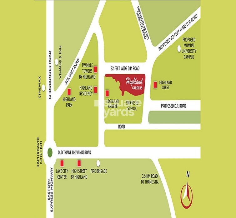 Siddhi Highland Gardens Location Image