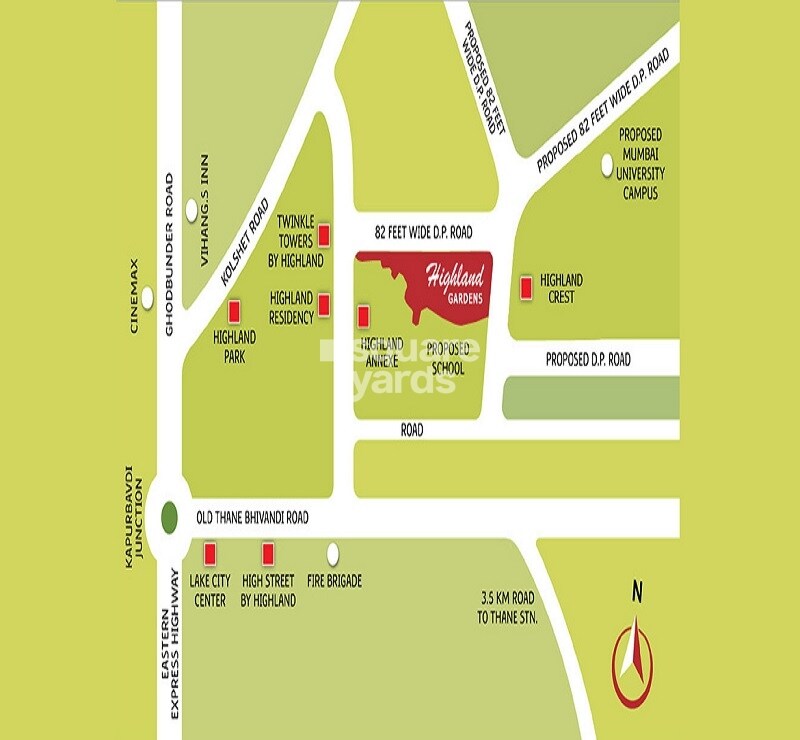 Siddhi Highland Gardens Location Image