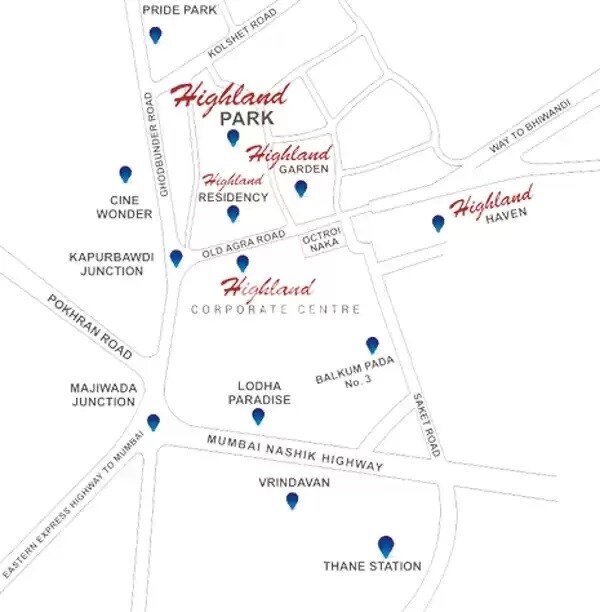 Siddhi Highland Park Location Image