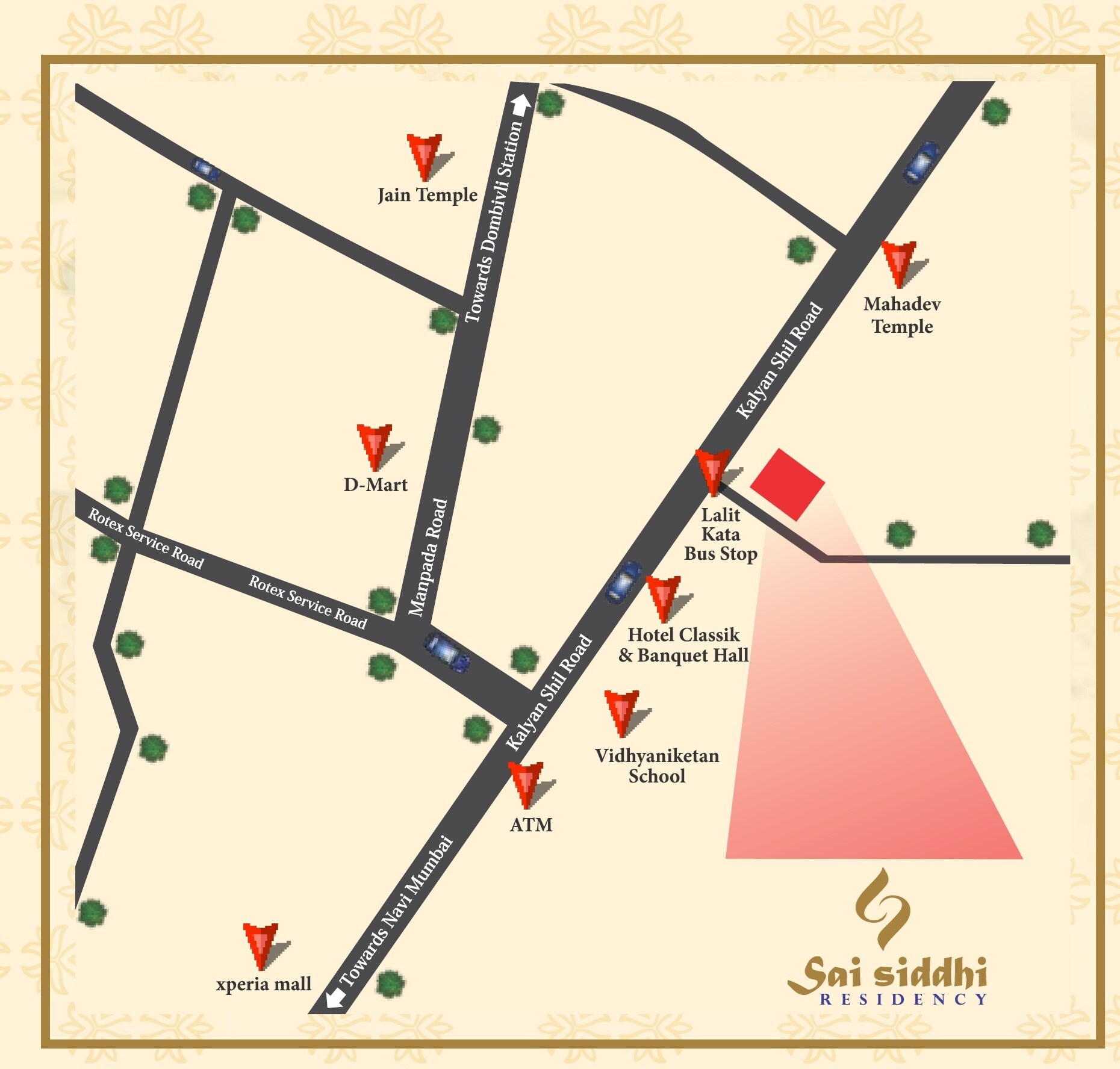 Siddhivinayak Sai Siddhi Residency Location Image