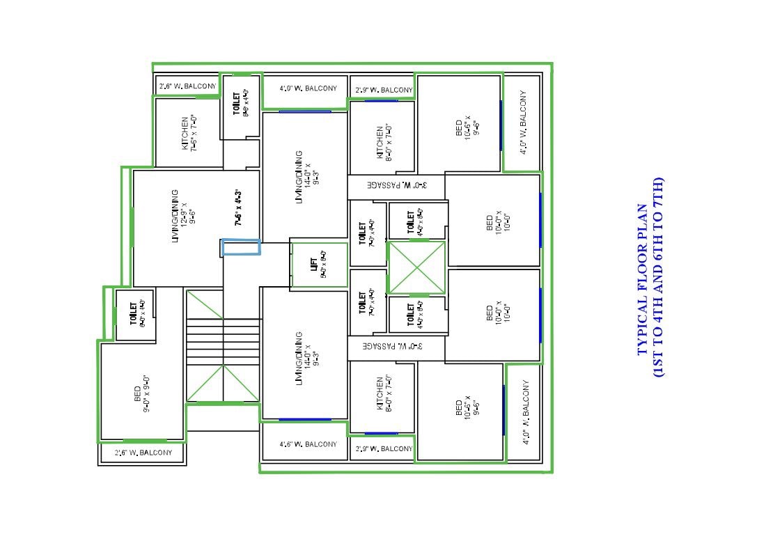 Sky Yash Apartment Floor Plans