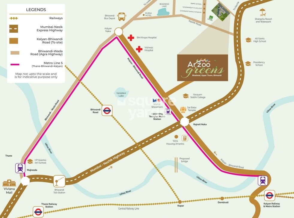 Skybound Arzoo Greens Location Image