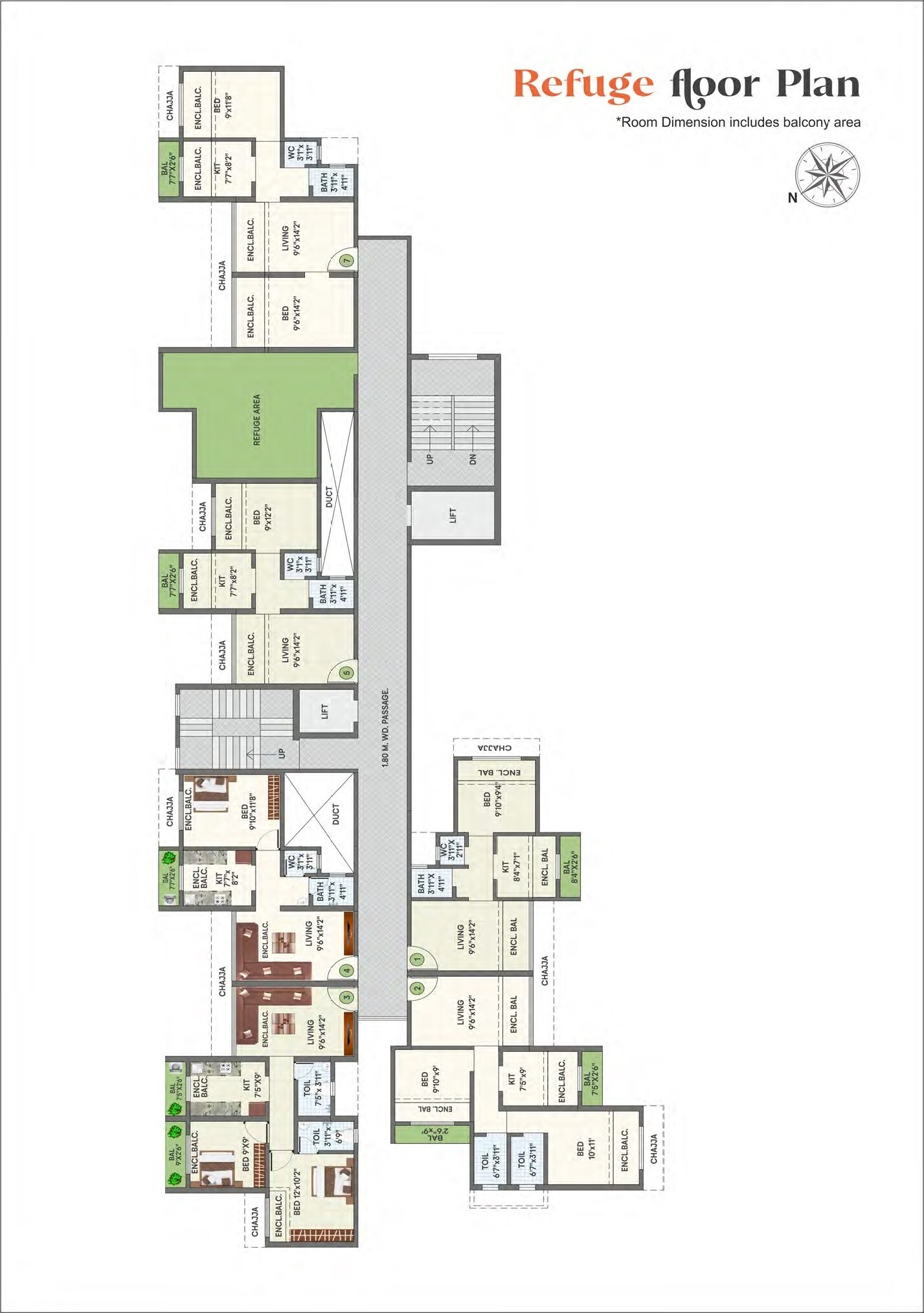 Sneh Serene Floor Plans 2