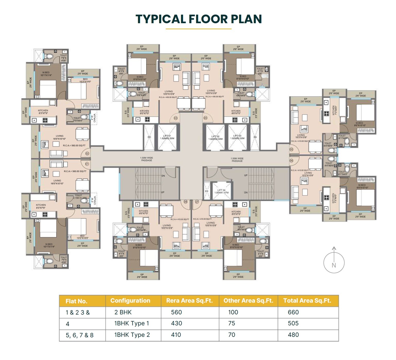 Sonawane Krishna Vrinadavan Floor Plans